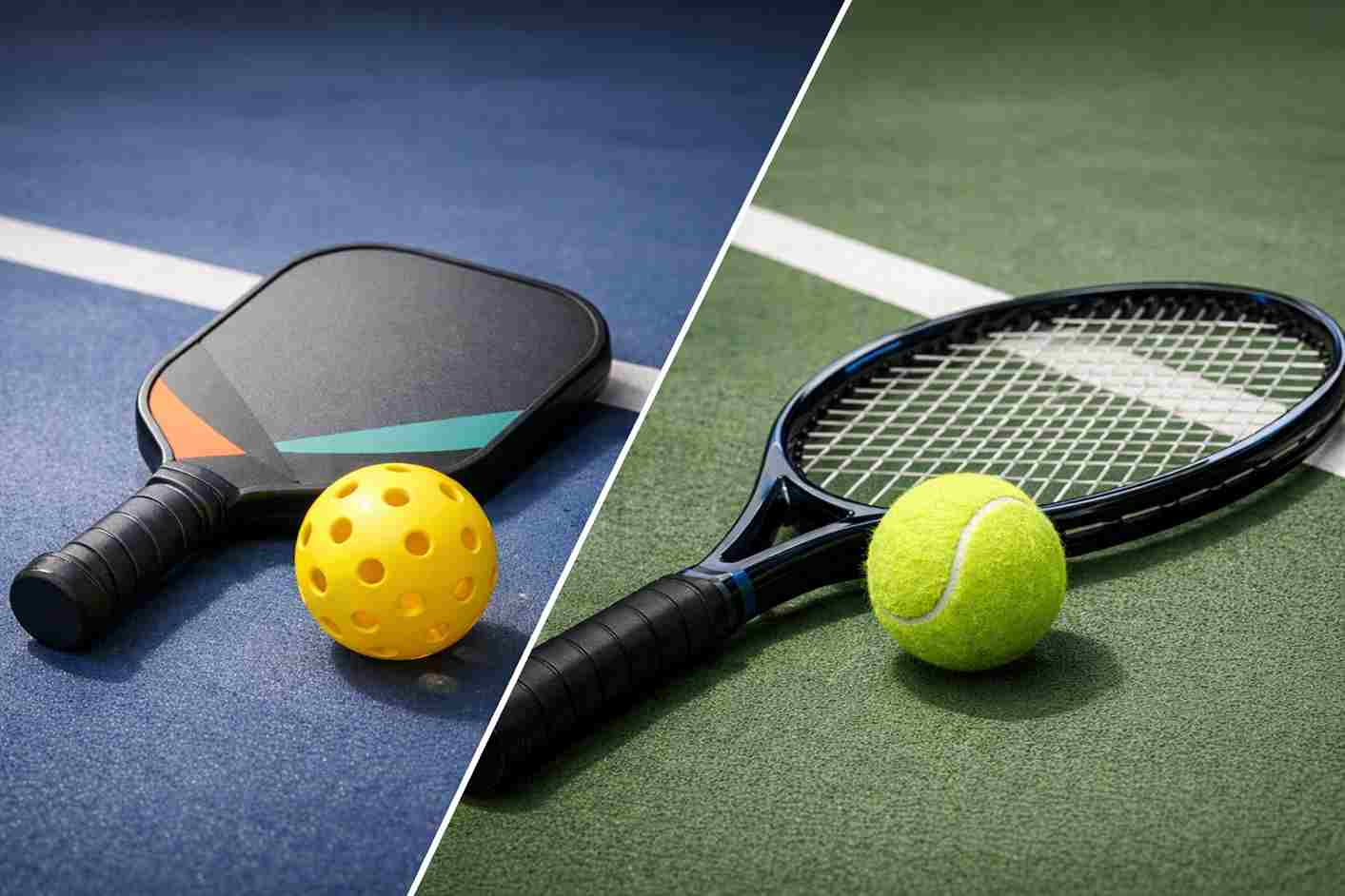 Pickleball vs Tennis Court Dimensions