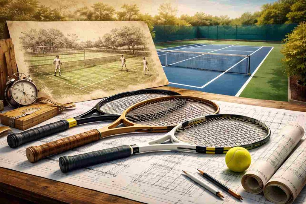 tennis court size dimensions