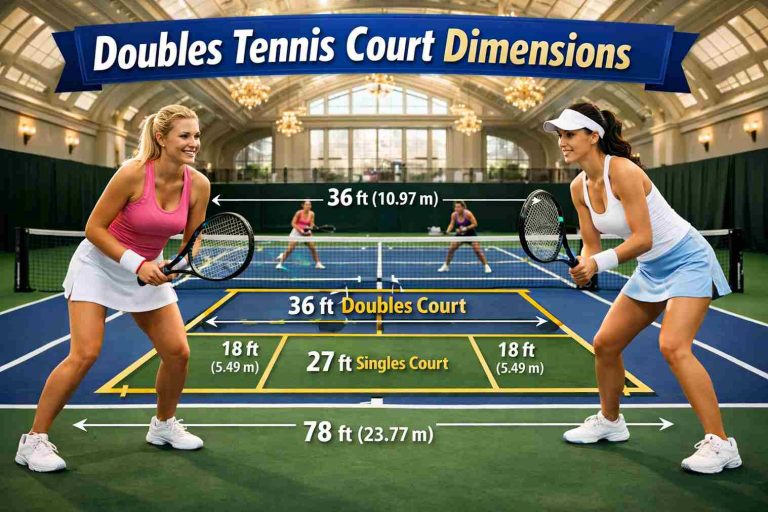 Doubles Tennis Court Dimensions
