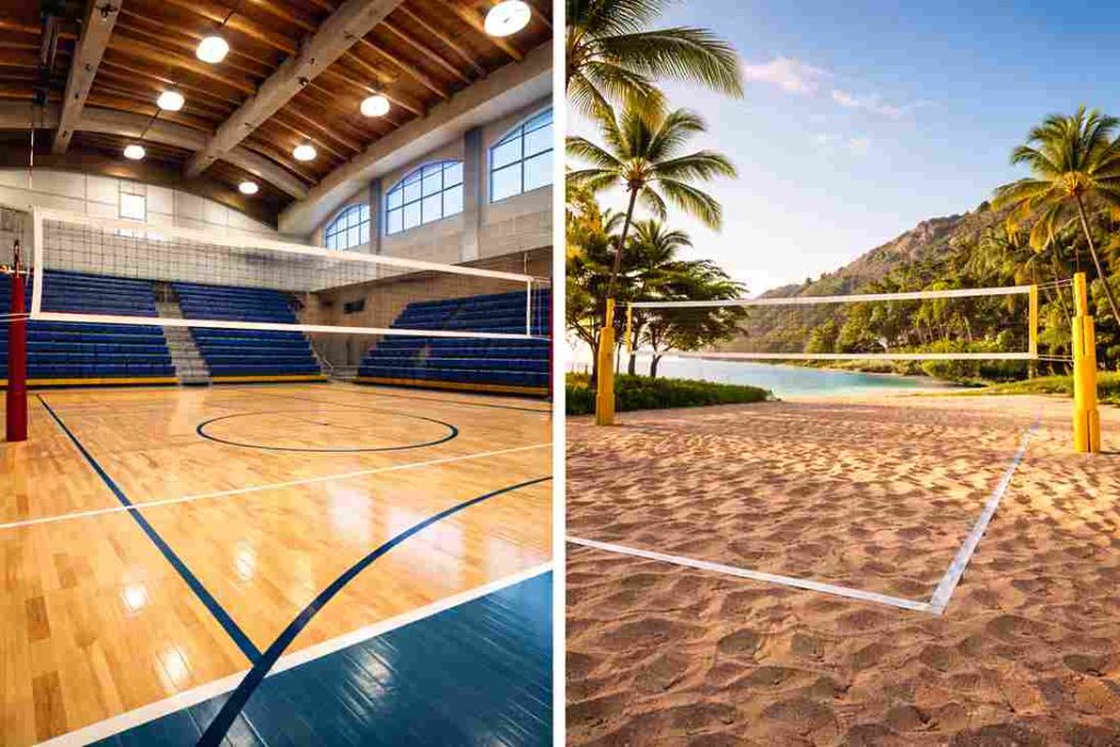 what are the volleyball court dimensions