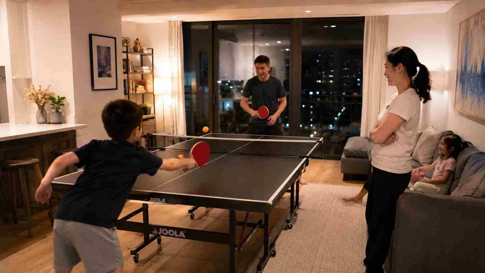table tennis table dimensions in feet