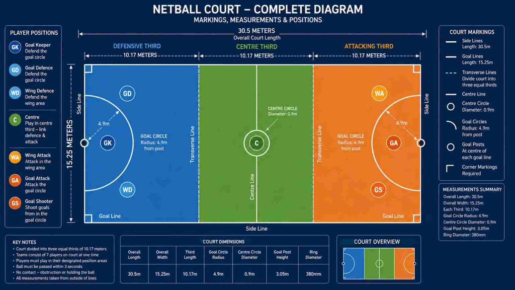 netball court dimensions pdf