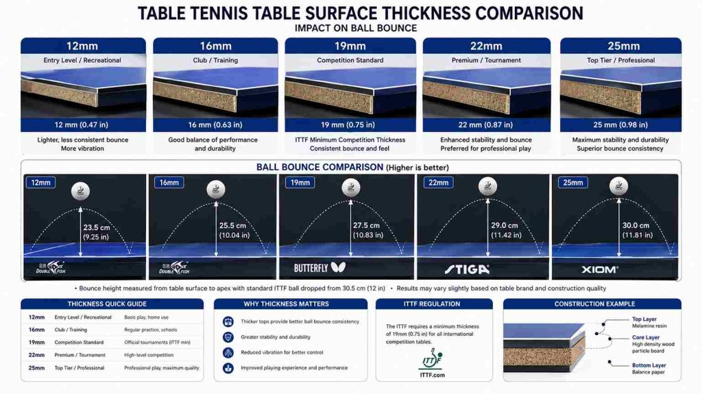 table tennis olympic dimensions