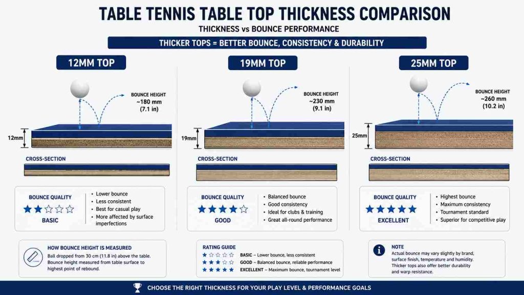 table tennis table size in meters