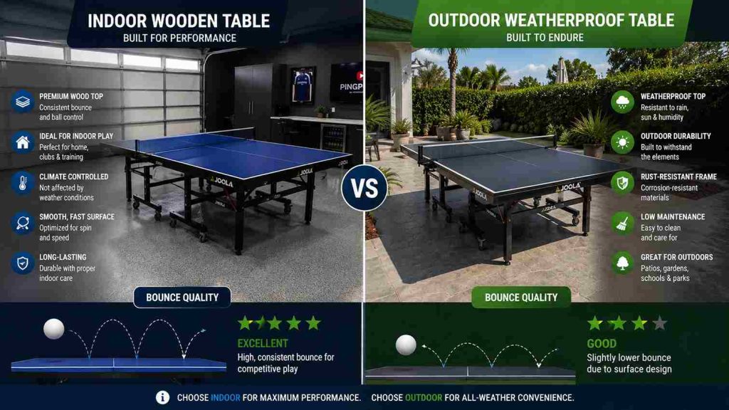 table tennis table thickness