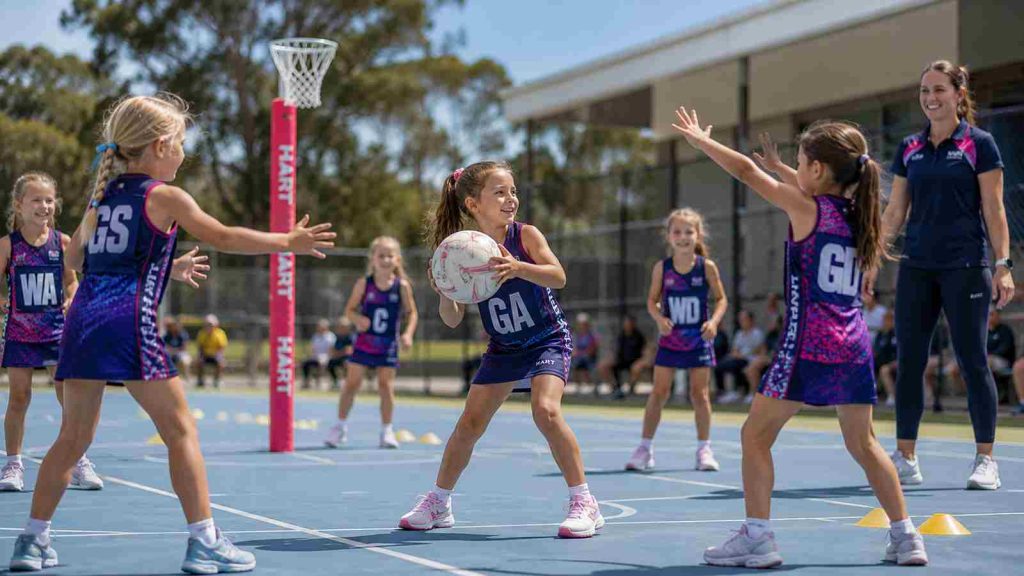 netball court measurements for kids