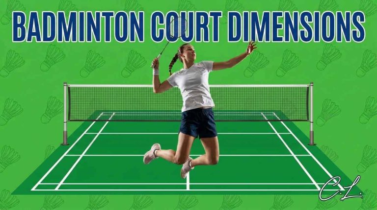 badminton court dimensions